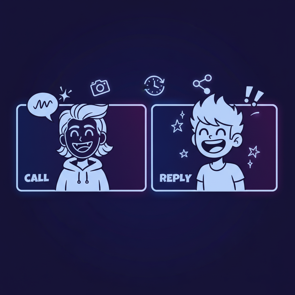 Real-time face swap for video calls - Amigo AI web app guide showing how to swap faces live during video chats